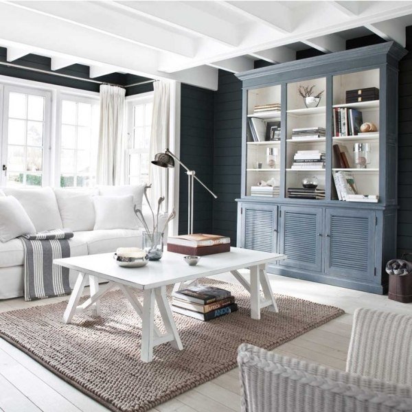 Jednoduchý interiérový dizajn klasický záves Jednoduchý interiérový dizajn nábytok klasické závesy policový systém