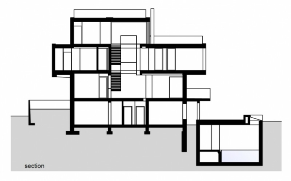 minimalistický moderný dom Poľská modrotlač minimalistická architektúra