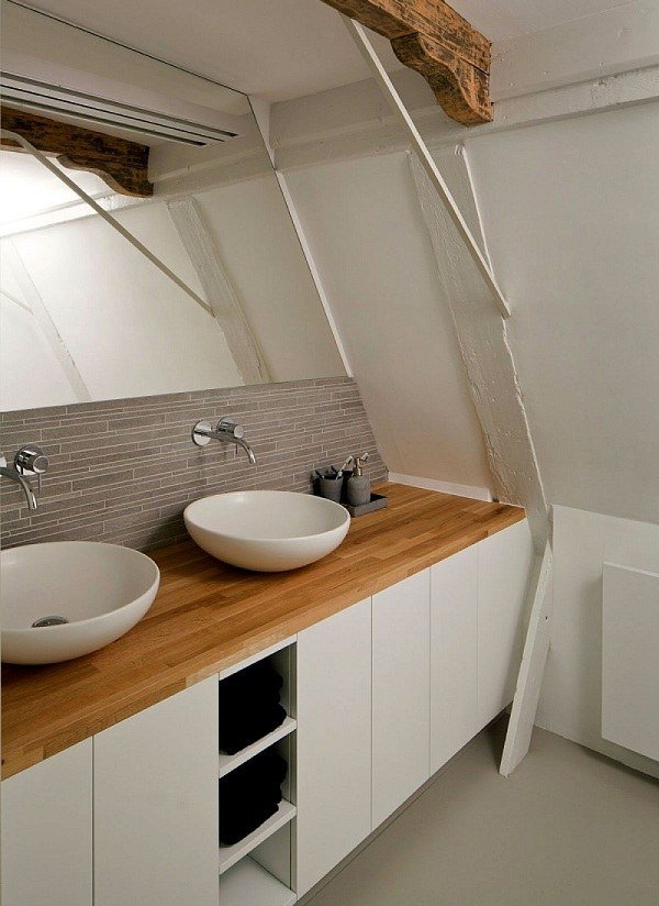 moderný dizajn kúpeľne