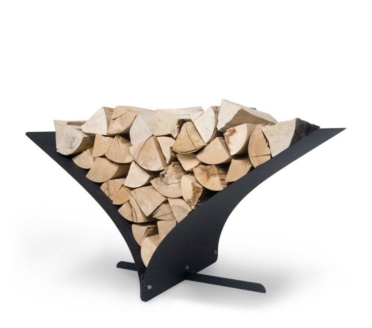 Moderný krbový doplnok drevený podnos Memo vyrobený z kalenej ocele krbové príslušenstvo-skladovanie dreva-memo-drevo-krb-stojan-vyrobený z kalenej ocele