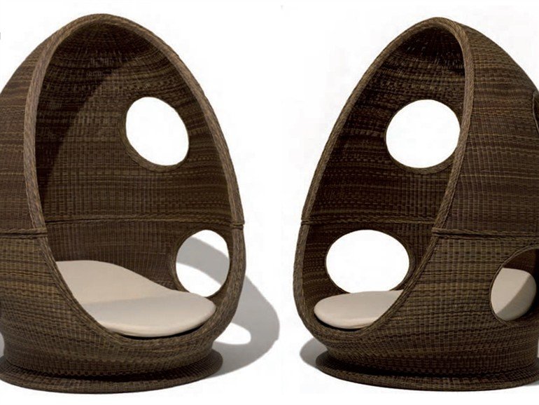 Dizajn záhradného nábytku - sedačka Igloo