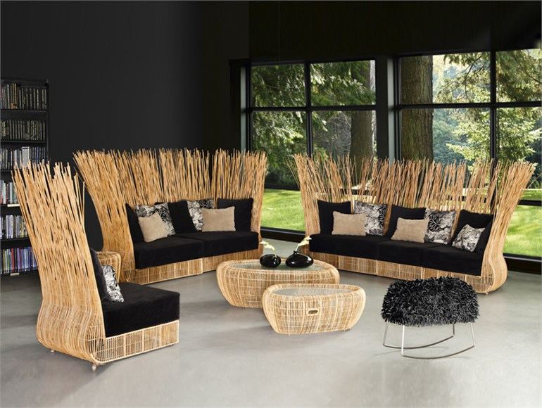 moderný záhradný nábytok - rustikálny dizajn rustikálny dizajn záhradného nábytku