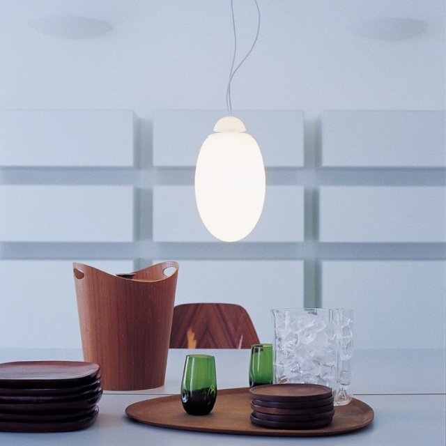 závesná lampa brera v tvare vajíčka Achille Castiglioni