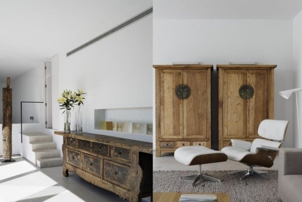 Vintage nábytok v predsieni