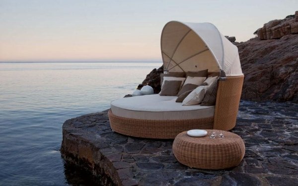 Záhradný nábytok Obývacia izba Point baldachýn osmanská