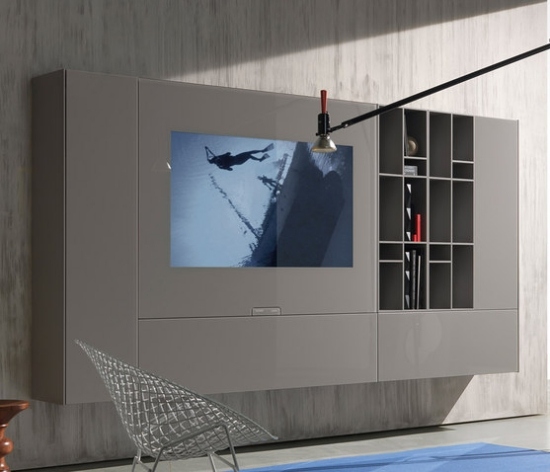 lesklý povrch sivá moderné dizajnérske policové systémy acerbis lesklý povrch sivá moderné dizajnové policové systémy od acerbis