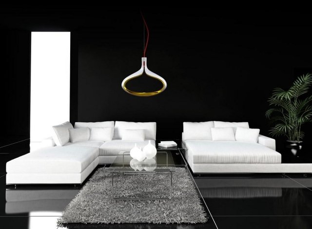 moderný dizajn závesná lampa tvar kvapka biela LED moderný závesný svetelný tvar kvapka biela LED