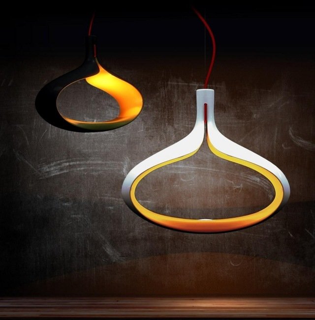 moderný prívesok svetlo alma farby biela čierna moderný dizajnérsky prívesok svetlé alma farby biela čierna