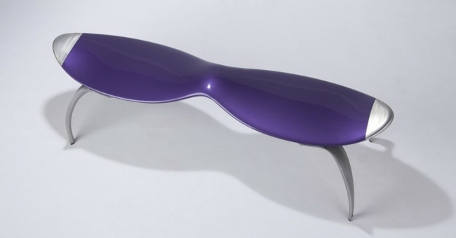 Lavičkový surf z plastu pre dve osoby štýlový plastový stolný surf