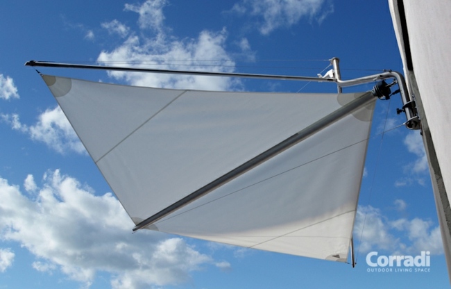 Markíza navrhuje letný model textílie z nehrdzavejúcej ocele Slnečná plachta navrhuje letný model Condor