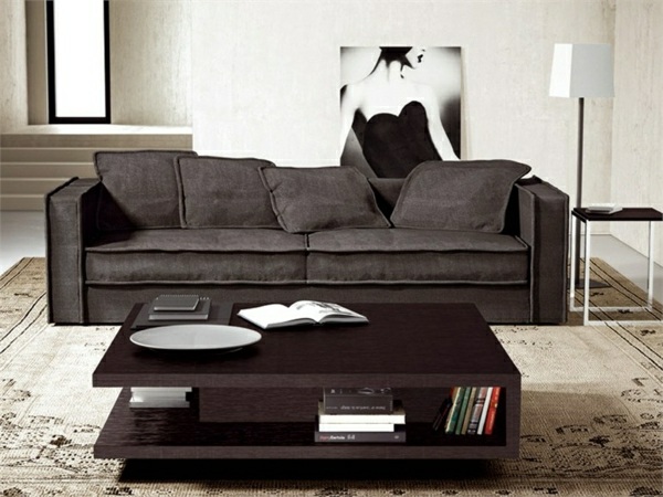 moderné osvetlenie obývacia izba nápad nápad stojacia lampa