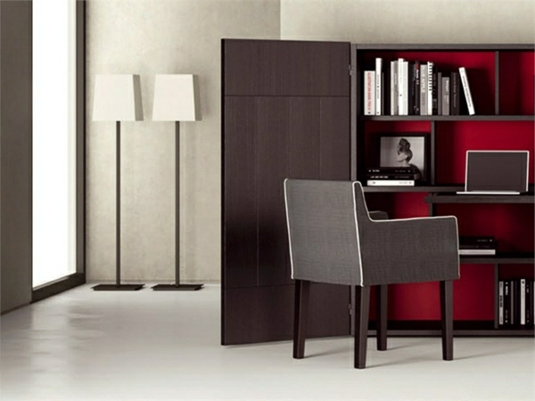 Dizajn skrinky pre domácu kanceláriu