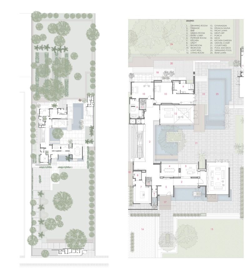 Rodinný dom od DADA Architektur - stavebný projekt moderný-terasový dizajn-náčrt-budova skica-rodinný dom