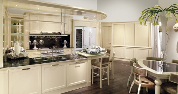 moderné-biela-kuchyňa-exotické-rastliny