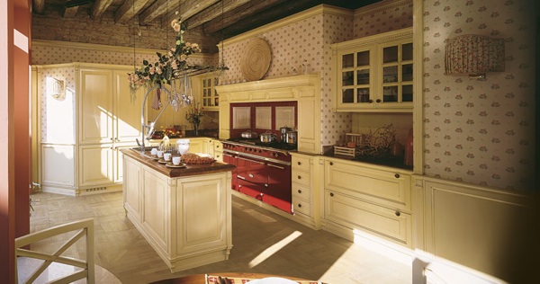 francúzsky štýl-biela-malá-kuchyňa