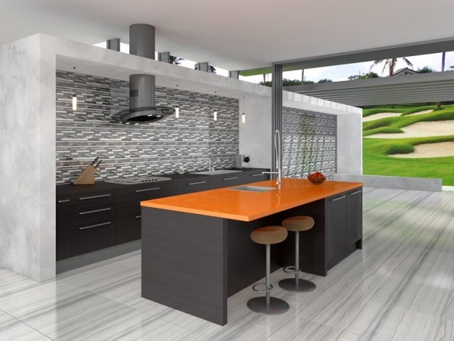 Porcelánové kameninové obklady a dlažby kuchyňa-vnútorný lesklý povrch lineart-yurtbay-seramik Pokladanie obkladačiek z porcelánového kameniny s lesklým povrchom lineart-yurtbay-seramik