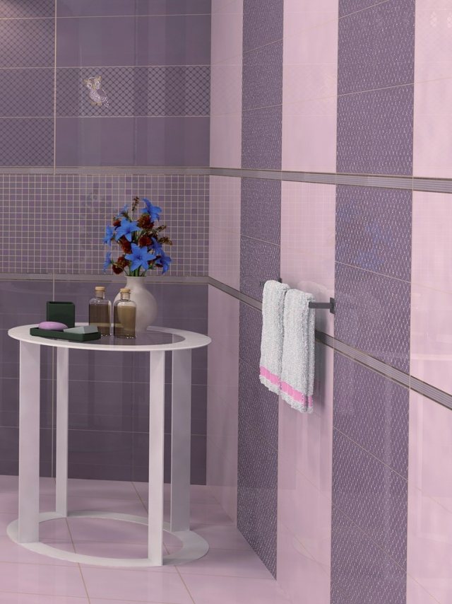 fialová kúpeľňa luxusná dlažba keramická ochranná vrstva Richesse-EdilCuoghi-Ceramiche fialová kúpeľňa luxusná dlažba keramická moderná Richesse-EdilCuoghi-Ceramiche