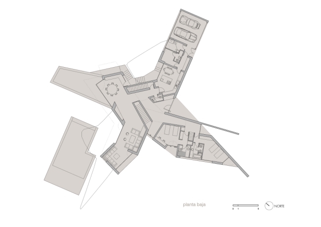 prierez domu el viento moderný dom mramorový kamenný základ prierez domu moderný dom el viento na podklade z mramorového kameňa