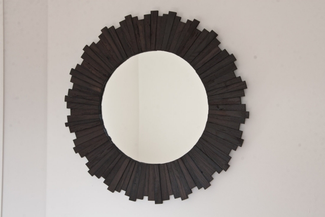 Zrkadlový rám-stodola, drevo, zhodnotené, recyklované nápady Zrkadlový rám-drevo staré stodoly zhodnotené-recyklácia