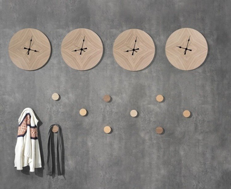 Okrúhle drevené hodinky s krásnym zrnom Veios od Wewood drevená-guľatá-drevená dyha-VEIOS-DREVO