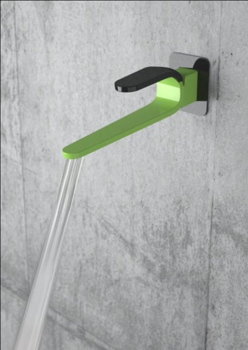 inovatívny dizajn faucetu z cisalského zeleného modelu