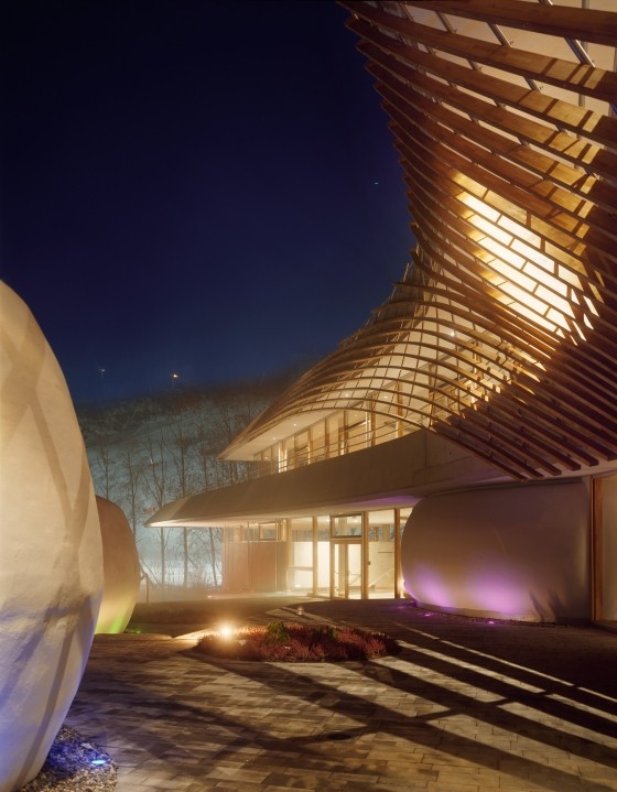 Osvetlenie v exteriéri Römerbad Osvetlenie podľa vonkajšieho dizajnu Römerbad