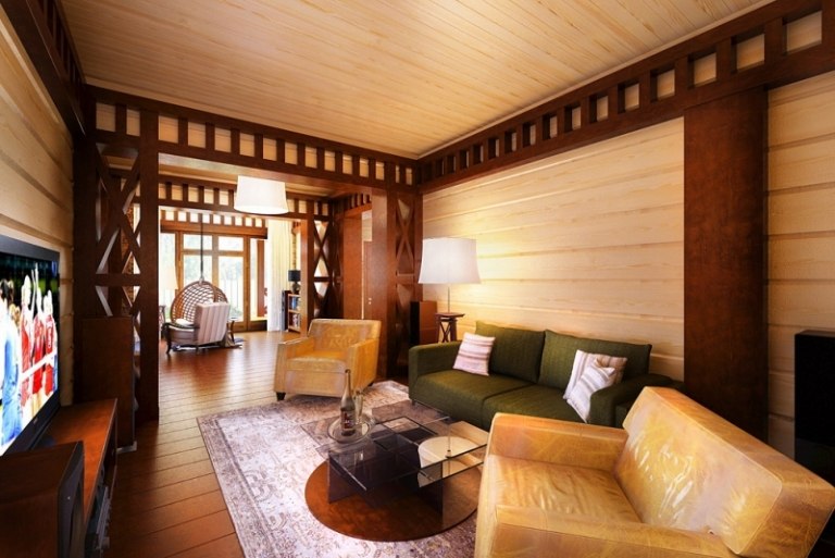 moderné-obývacie-nápady-obývačka-dvojmiestny-koža-zelená