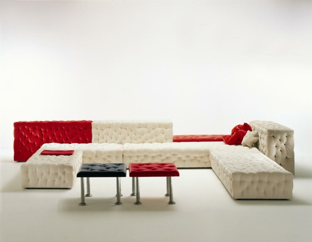 Recamiere ottoman Taliansky výrobca čalúneného nábytku