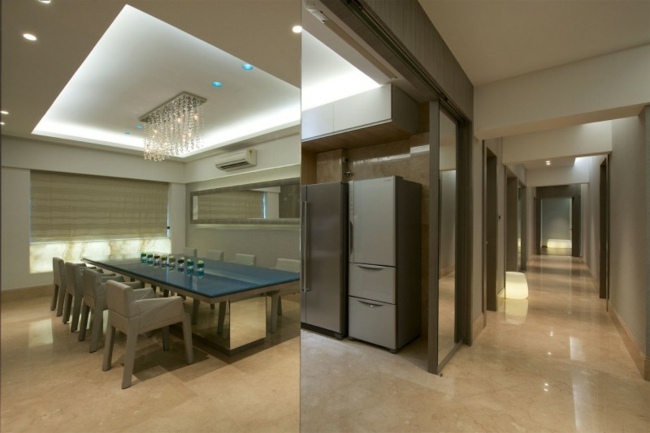 Moderné stropné svetlá do jedálne LED