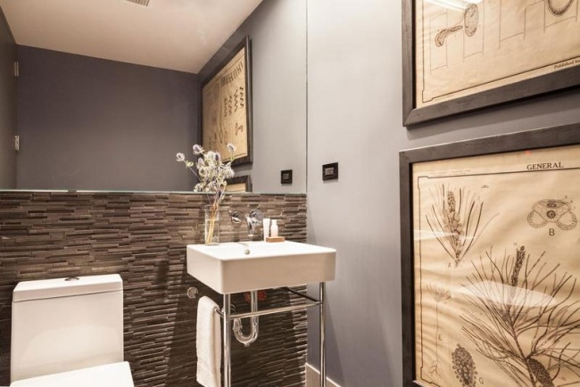 byt brooklynský záchod dizajn vintage umývadlo