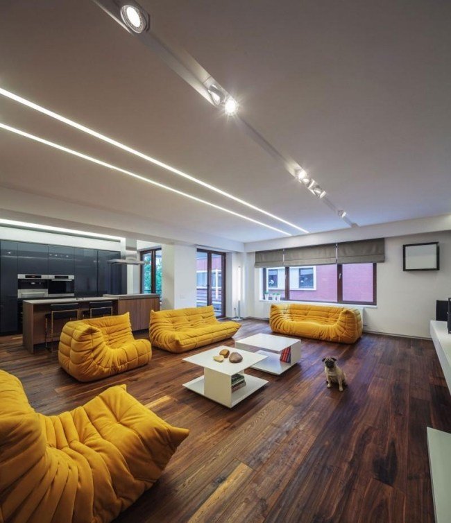 žltá obývacia zostava moderné bytové štúdio 1408 žltá obývacia zostava moderný byt zo štúdia 1408