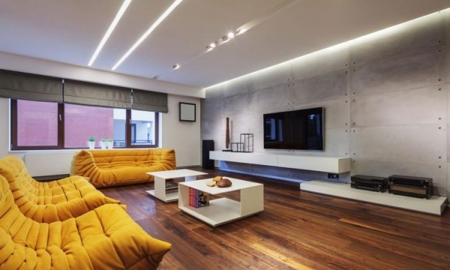 štúdio moderného bytu v priemyselnom štýle 1408 moderný byt v industriálnom štýle zo štúdia 1408