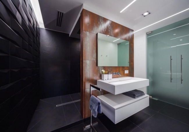 tmavé obklady moderné bytové štúdio 1408 tmavý obklad moderný byt zo štúdia 1408