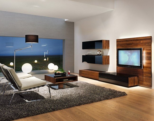 drevená nástenná jednotka gruber schlager obývacia izba čierna predná strana s vysokým leskom