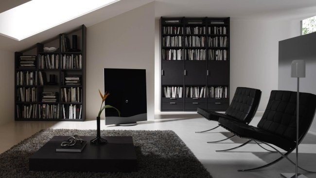 Moderné nástenné jednotky obývacia izba Gruber Schlager Schwarz