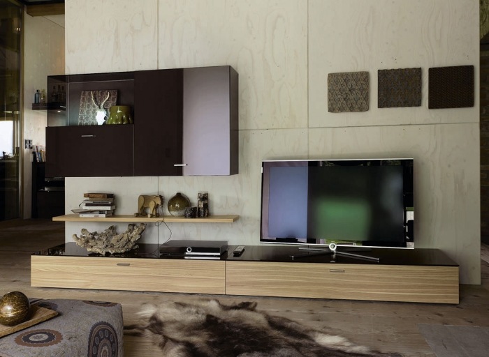 moderná-obývacia stena-pravé-drevo-vysoký lesk-lak-č.14