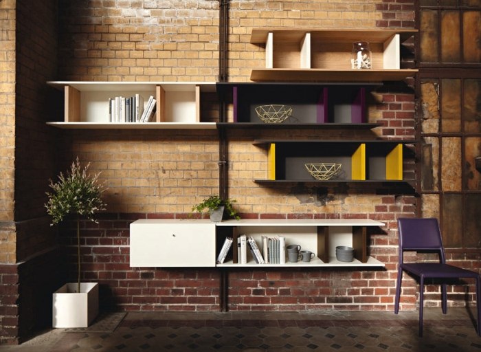 prvky-otvorené-nástenné-police-farebné-huelsta