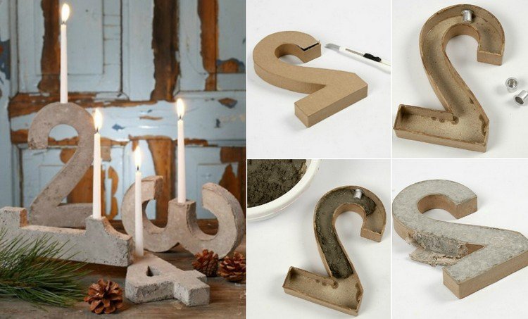 Vyrobte si svoj vlastný inovatívny adventný veniec z konkrétnych čísel adventný veniec-betón-moderné-číslice-svietnik-kartón-diy-návod