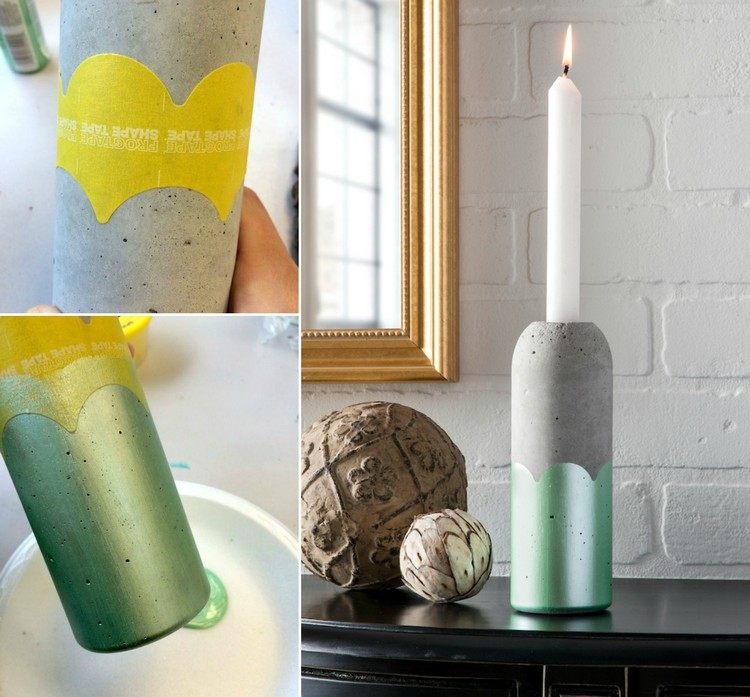 Ozdobte betónový svietnik na adventný veniec adventný veniec-betón-svietnik-moderné-urobte si sami-ozdobte