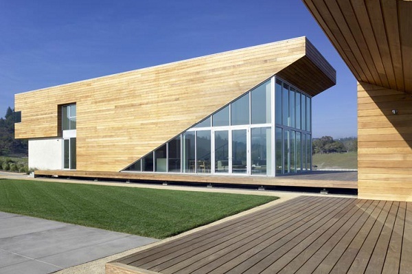 moderný dom v štýle Bauhaus v Kalifornii