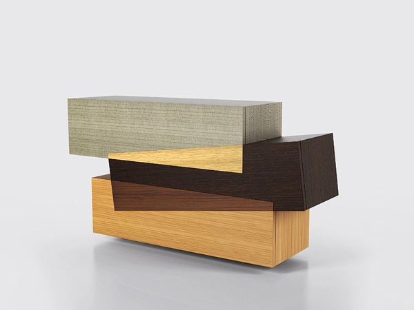 moderná nástenná skrinka do obývačky