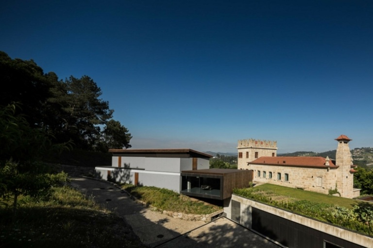 Moderná vidiecka nadstavba vidieckeho domu