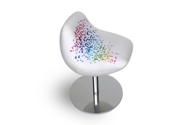 moderná barová stolička dondolo biela rossi di albizzate barová stolička dondolo biela rossi di albizzate