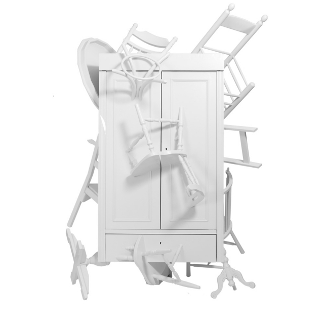 eklektická biela skrinka-dub drevo borovica-buk biela skrinka vyrobená z dubovo-borovicového-bukového dreva