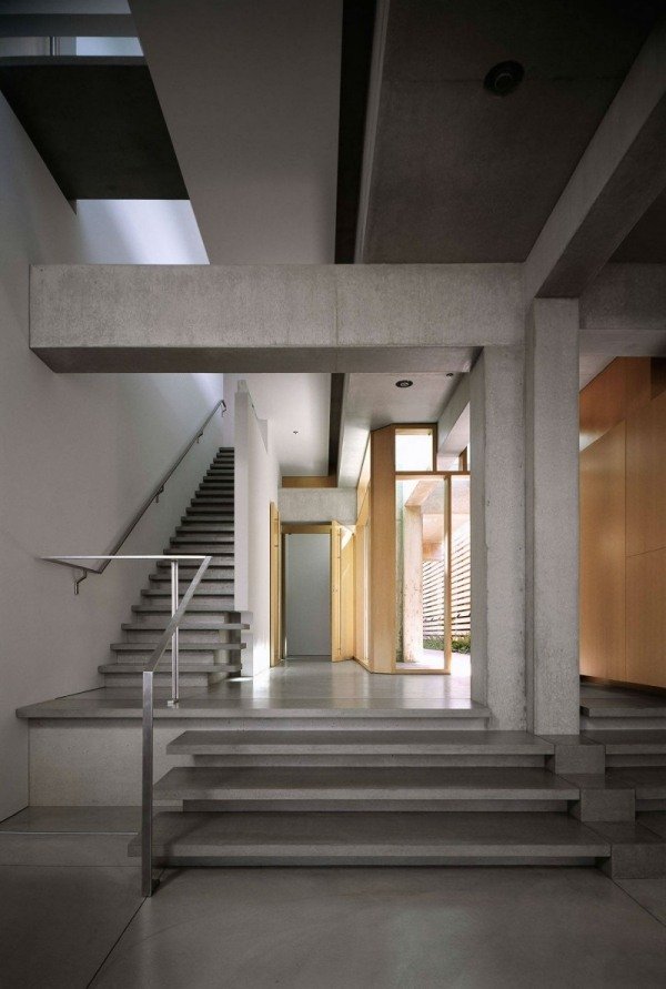 Moderný dom Kanada železobetónový interiér