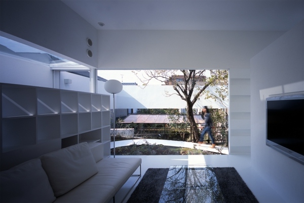 biely dizajn obývačky