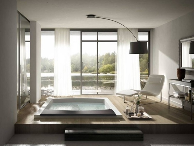 moderná-vírivá vaňa-pre-dvoch-s-rotujúcimi-vírivými tryskami