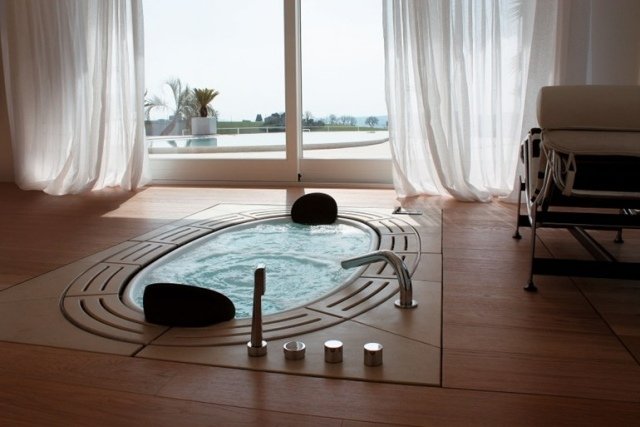 Vaňa s vírivkou-s-odnímateľnými operadlami-opierky hlavy-dizajn