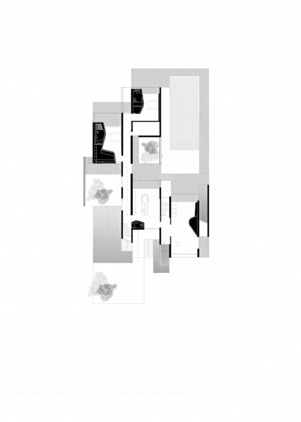 moderný plán výstavby betónového domu moderný-betón-dom-stavba-plán