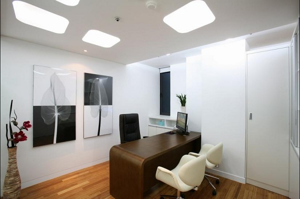 Klinika v Južnej Kórei - futuristický interiérový dizajn Klinika v Južnej Kórei - interiérový dizajn